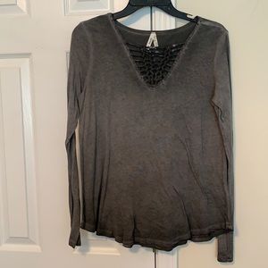 Grey Long Sleeve Shirt